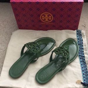 BRAND NEW IN BOX TORY BURCH MILLER SANDAL ARUGULA